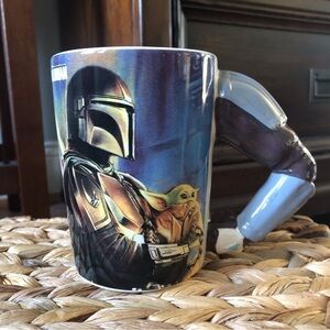 Star Wars: The Mandalorian sculpture handle ceramic mug